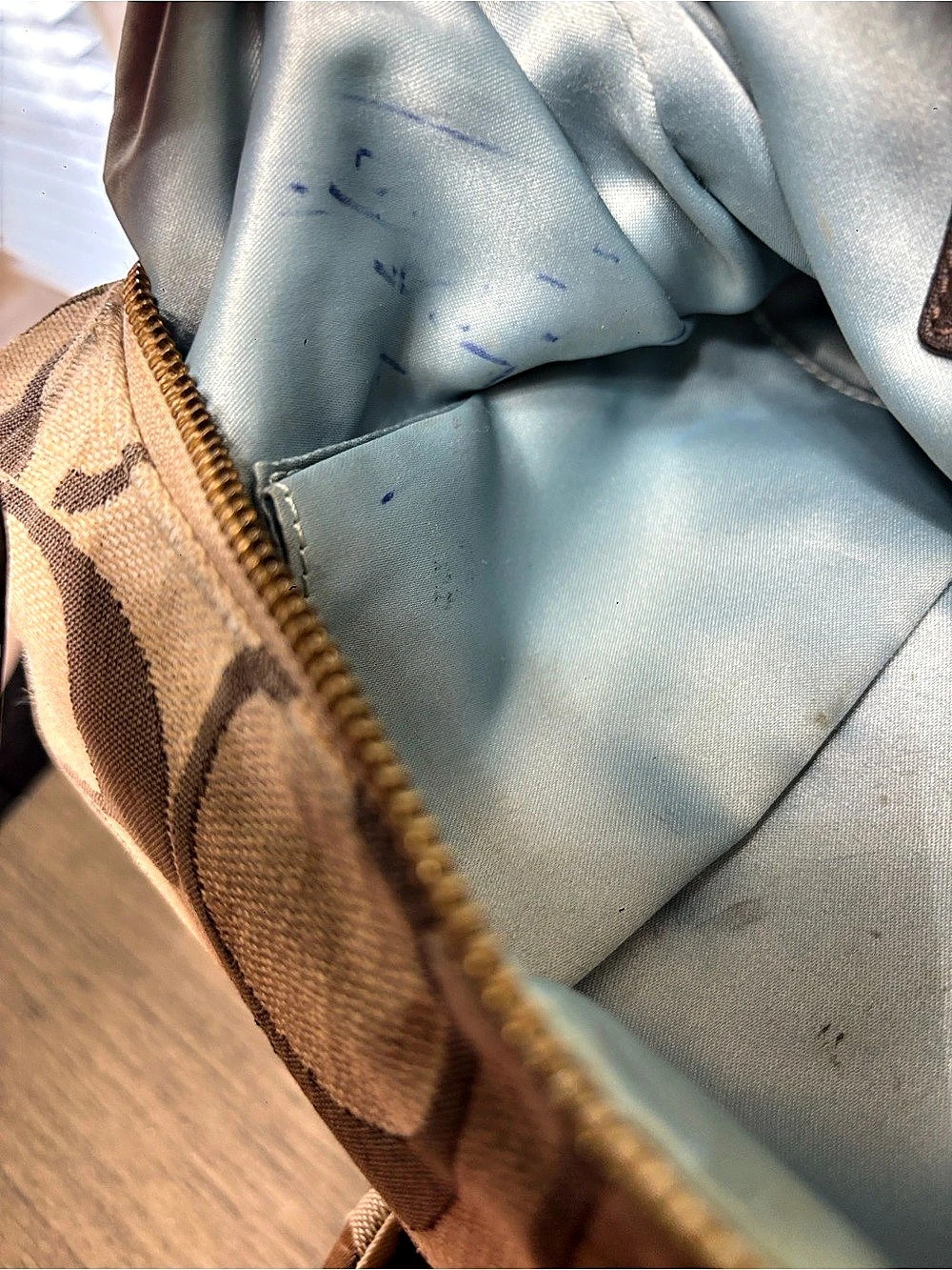 Coach Kristin Signature Hobo Bag Brown & Beige - Picture 6 of 7